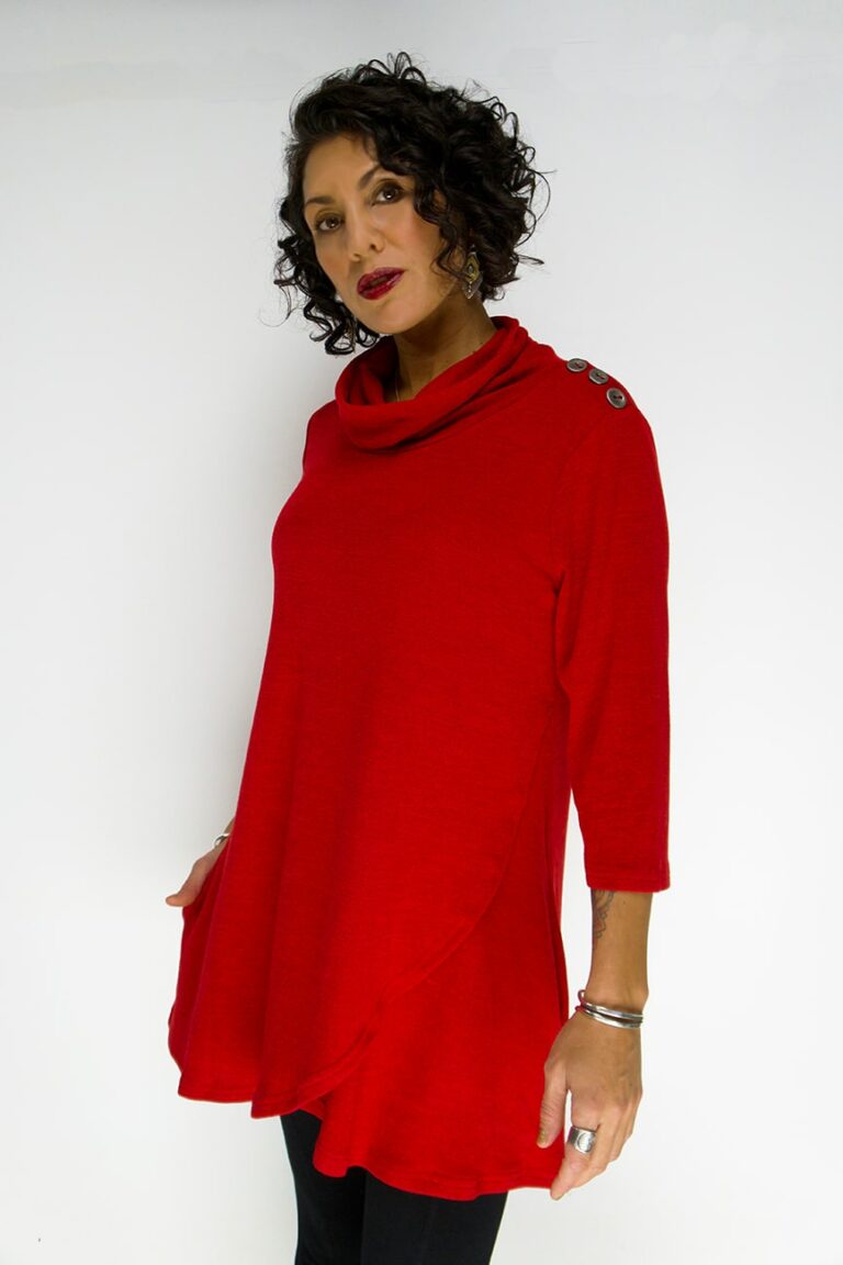 Jillian Sweater Red | Babs Clothing